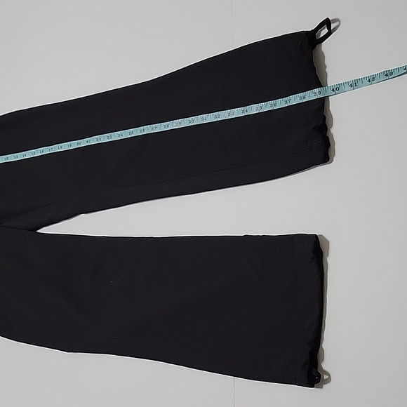 Athleta Midtown mid- rise trouser wide leg black athletic pants women's size 0 - Picture 14 of 15
